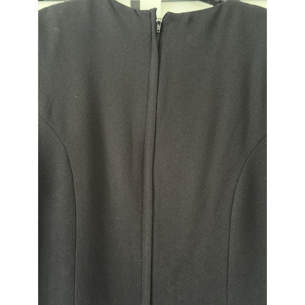TALBOTS Women's A Line Classic Short Sleeve Black‎ Dress Size 12 - Picture 8 of 8